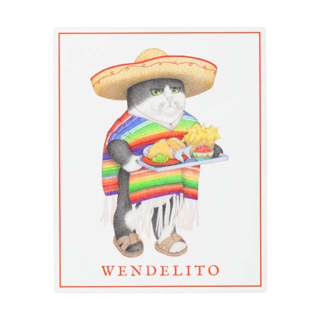 WENDELITO 16"x20" Metal Wall Art (Front)