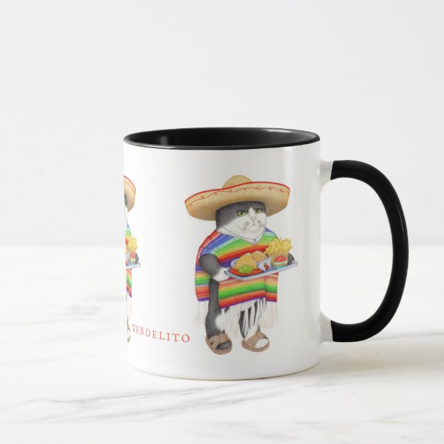 WENDELITO Black Combo Mug (Right)