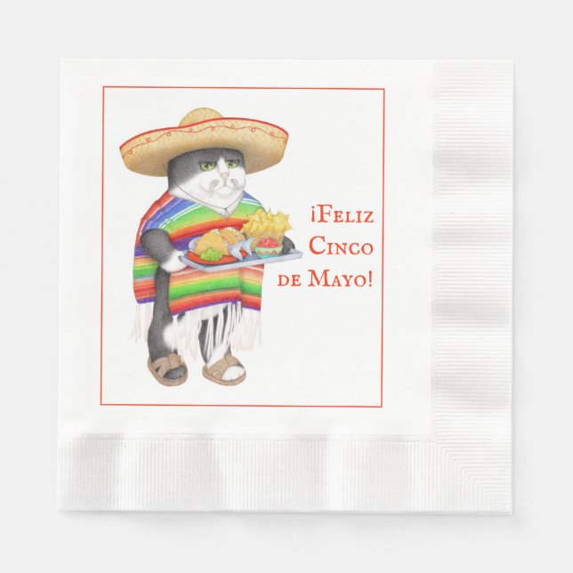 WENDELITO Cinco de Mayo Coined Luncheon Napkin (Front)