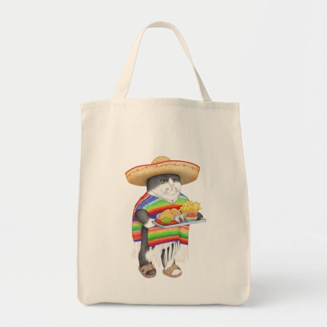 WENDELITO Grocery Tote Bag (Front)