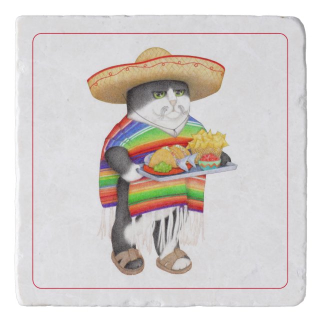 WENDELITO Marble Trivet (Front)