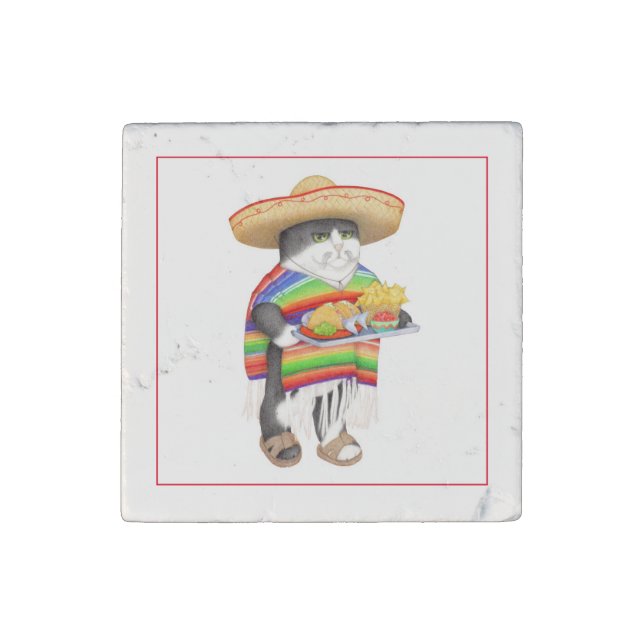 WENDELITO Primed Marble Magnet (Front)