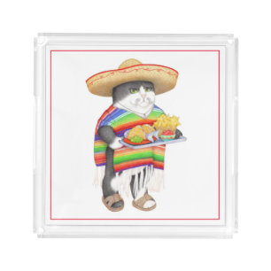WENDELITO Square Acrylic Tray