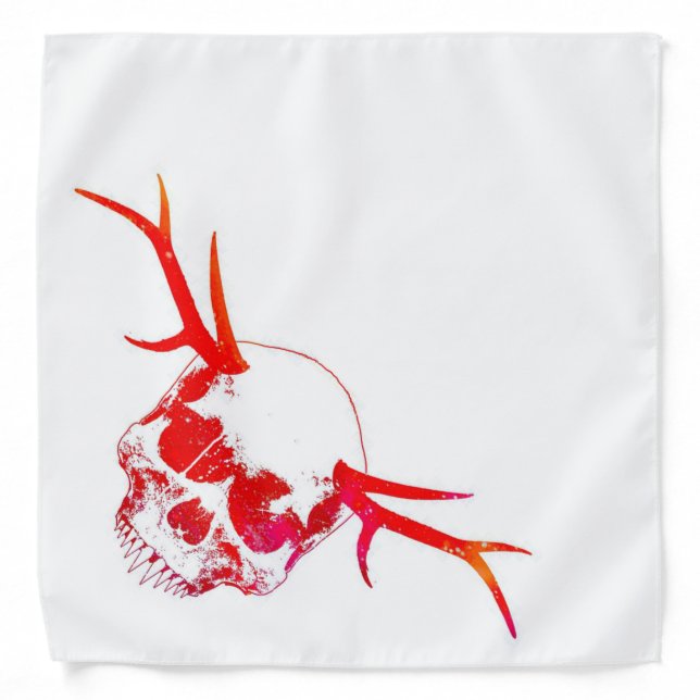 Wendigo Skull Bandana (Front)