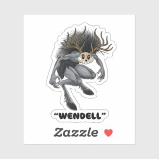 Wendigo “Wendell” Cryptid sticker