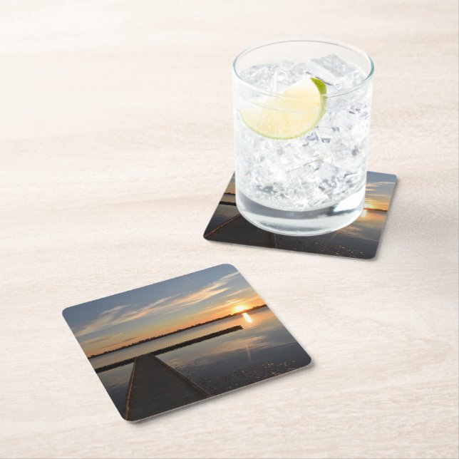 Wendouree Twilight Tranquility Coasters (Insitu)