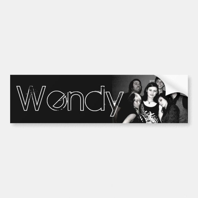 Wendy Bumper Sticker (Front)