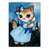 Wendy Cat Flying - Cute Peter Pan Kitty (Front)