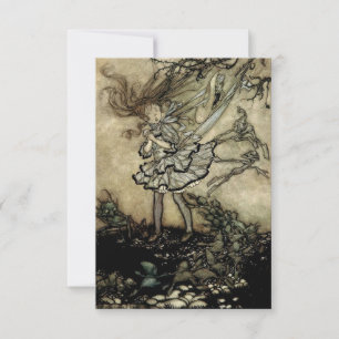 “Wendy Darling” in Kensinton by Arthur Rackham Thank You Card