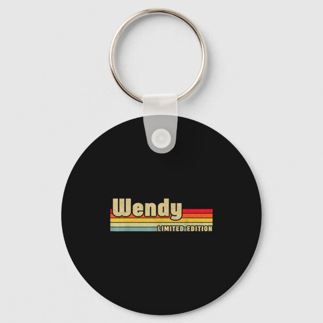 Wendy Gift Name D Birthday Funny Christ  Keychain (Front)