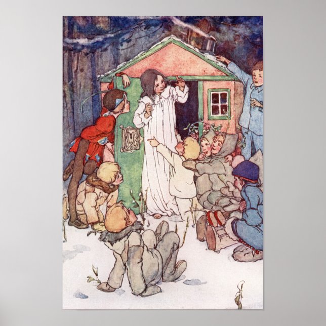 Wendy House and Lost Boys by Alice B. Woodward Poster (Front)