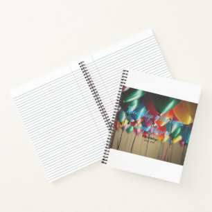 Wendy Mass 11 Birthdays Quote - Spiral Notebook