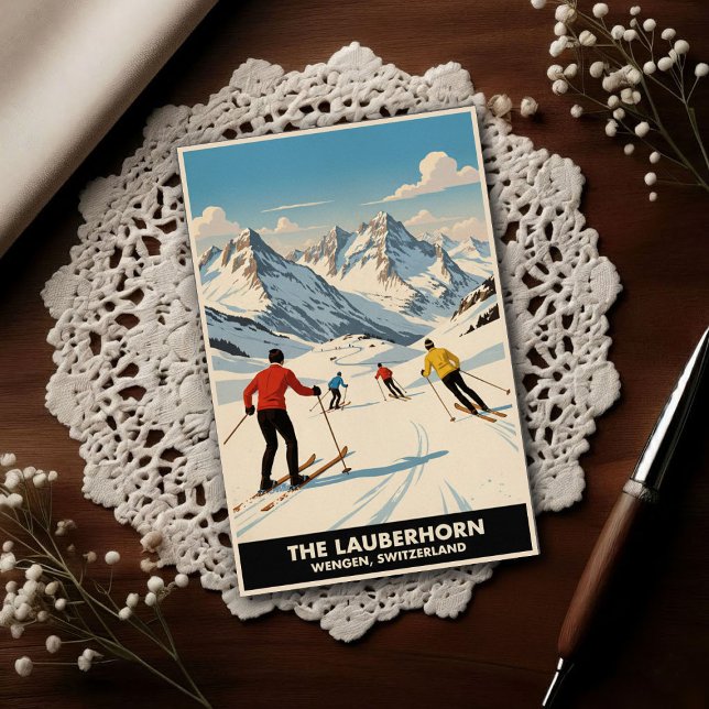 Wengen, Switzerland: 1960s Vintage Travel Postcard (Creator Uploaded)