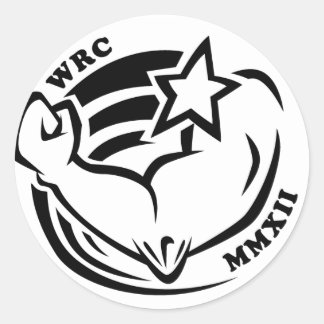 Wenis Rodeo Championships 2012 Classic Round Sticker