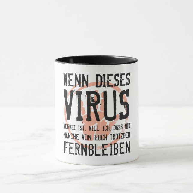 Wenn dieses Virus vorbei ist. Coronavirus Ende Mug (Center)