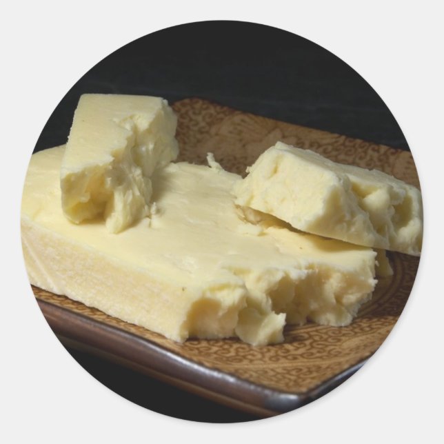 Wensleydale Cheese Classic Round Sticker (Front)