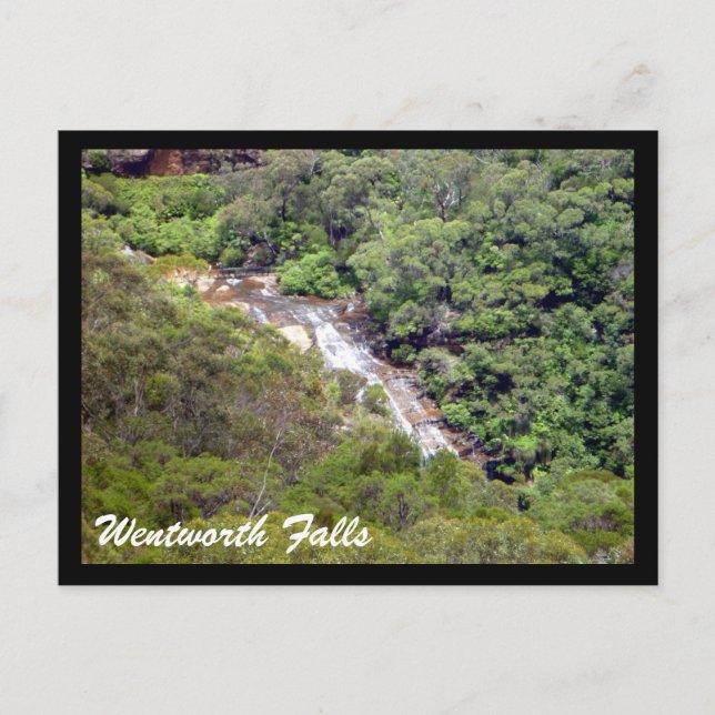 wentworth lower falls postcard (Front)