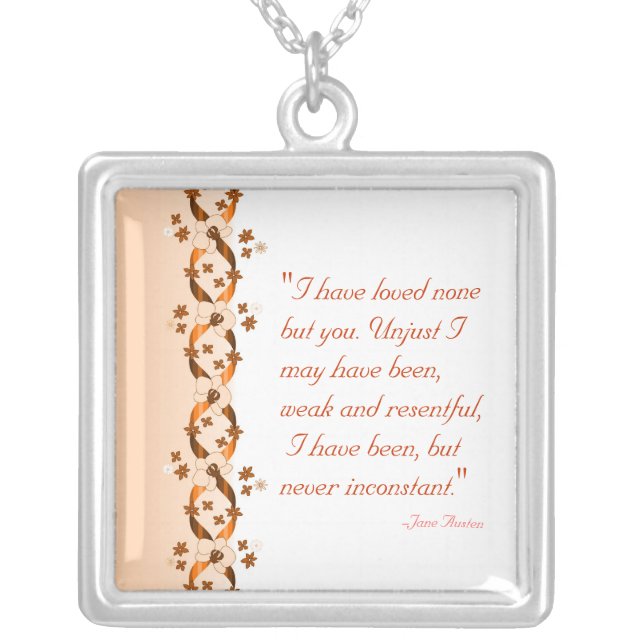 Wentworth Quote Necklace (Front)