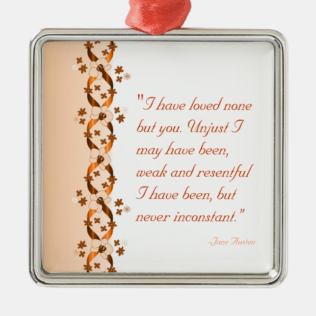 Wentworth Quote Ornament (Front)
