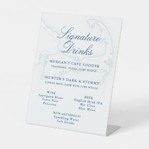 Wequassett Resort Signature Drinks Sign   Cape Cod