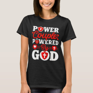 Wer Couple Wered By God Christian Couples Matching T-Shirt