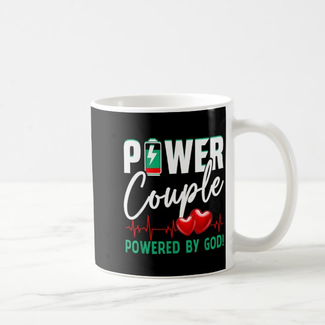 Wer Couple Wered-by God Christian Couples Valentin Coffee Mug (Right)