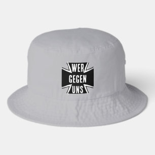 WER GEGEN UNS BUCKET HAT