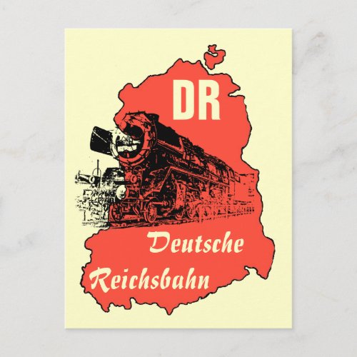 Werbung DDR Reichsbahn Postcard