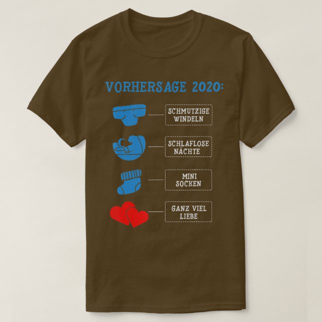 Werdender Vater 2023 Dad Dad Fathers Day Gift T-Shirt (Design Front)