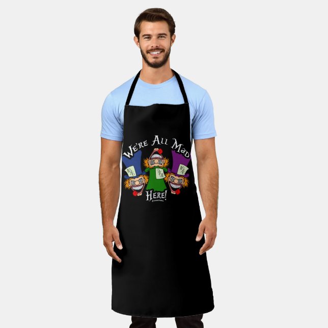 We're All Mad Here!  Apron (Worn)