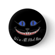 We're All Mad Here Cheshire Cat Smile Wonderland