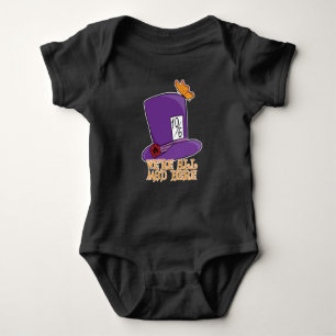 We're All Mad Here - Mad Hatter Hat Baby Bodysuit