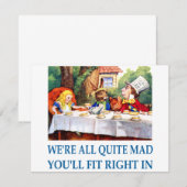 WE'RE ALL  QUITE MAD (Front/Back)