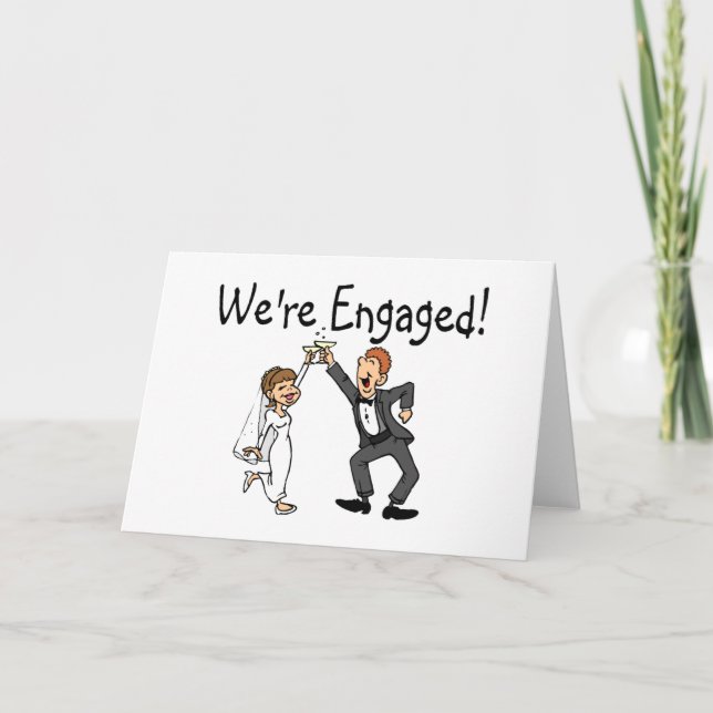 We're Engaged Announcement (Front)