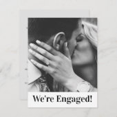 We're Engaged Announcement Personalize (Front/Back)