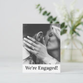 We're Engaged Announcement Personalize (Standing Front)