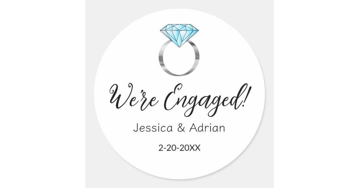Engagement ring' Sticker
