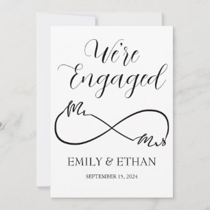 We're engaged engagement announcement cards