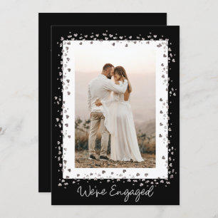 We're Engaged Personalized Photo Engagement Party Invitation