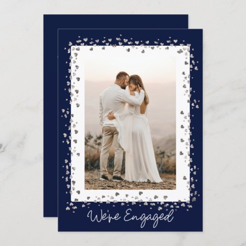 Were Engaged Personalized Photo Engagement Party Invitation
