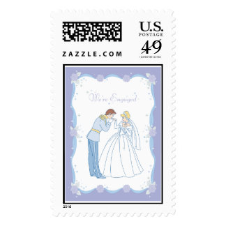 We're Engaged Prince and Princess Disney Postage