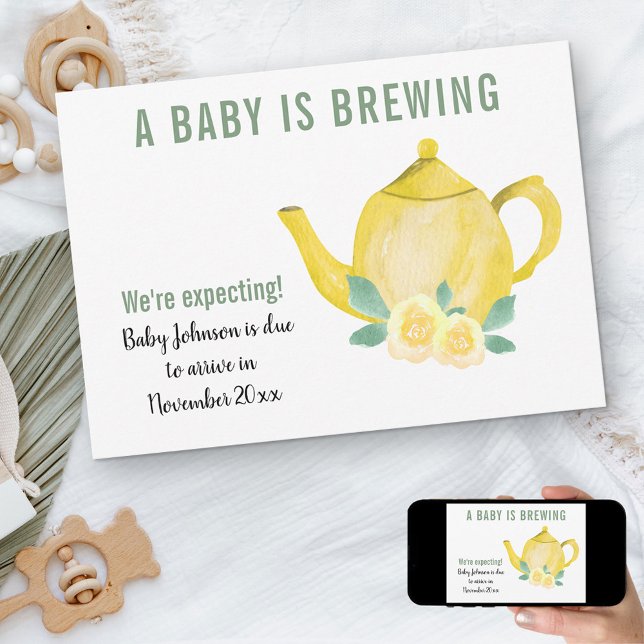 We're Expecting A Baby is Brewing Pregnancy Announcement (Creator Uploaded)