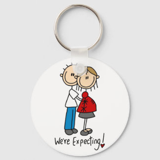 We're Expecting Baby Tshirts and gifts Keychain