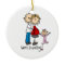 We're Expecting Couple with Toddler Girl Ornament