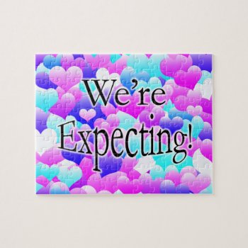 We're Expecting! Jigsaw Puzzle by BlakCircleGirl at Zazzle