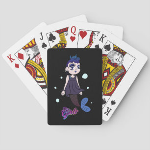 We're Girls USA © Goth Mermaids. Poker Cards