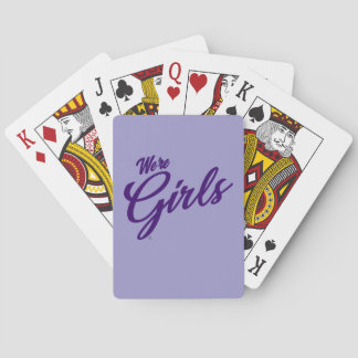 We're Girls USA © Poker Cards