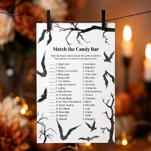 We're Going Batty Halloween Baby Match Candy Game