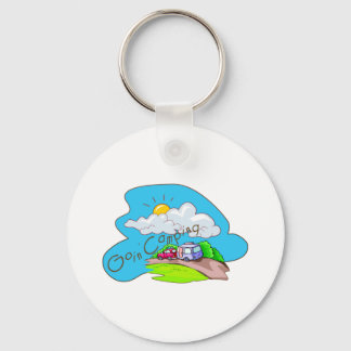 We're Going Camping Keychain