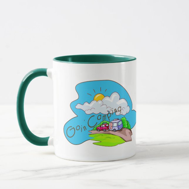 We're Going Camping Mug (Left)